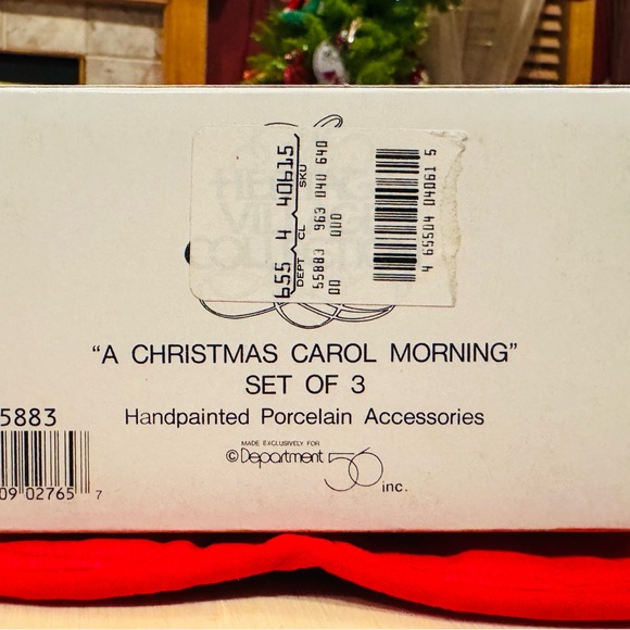 Dept 56 Heritage Village A Christmas Carol Morning 55883 Set of 3 Original Box - Picture 10 of 10